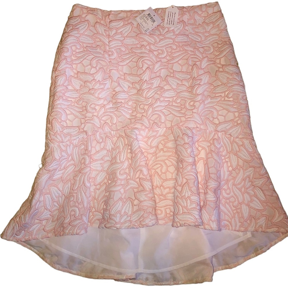 NWT Beautiful crochet-style lace skirt